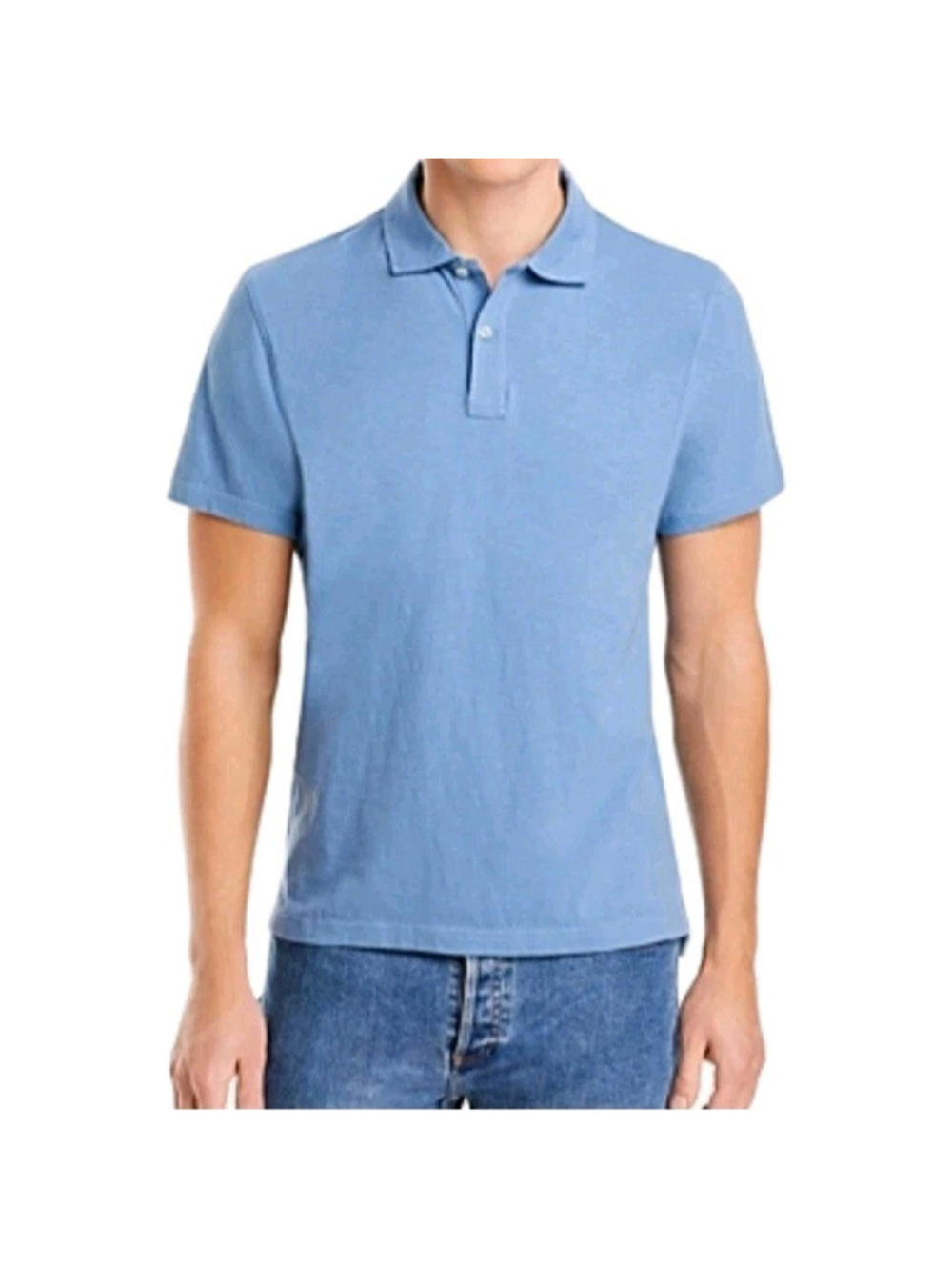 Bloomingdale's Cotton Polo Short Sleeve Shirt Men's Coronet Blue Size XL NWT $68